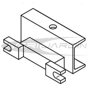 LIAISON ADAPTATEUR POUR MOTOCULTEUR AGRIA 1900