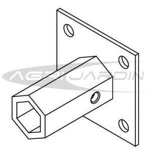 PAIRE DE ADAPTATEURS POUR MOTOCULTEUR HONDA F810