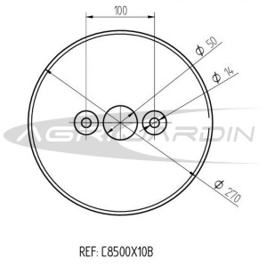 JEU DE CONTREPOIDS POUR ROUES PNEUMATIQUES MOTOCULTEUR 500X10