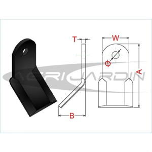 COUTEAU FLEAU BROYEUR M-7