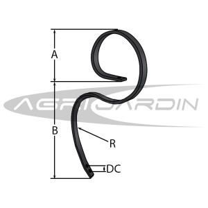 DENT POUR VIBROCULTEUR 32X12MM