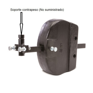 CONTREPOIDS AVANT POUR MOTOCULTEUR