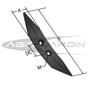 SOC CULTIVATEUR CHISEL 397X68MM